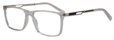 Safari Men Afro Motif Eyeglasses: Ikenna - Transparent - SpecSMART Eye Clinic (Diagonal View)